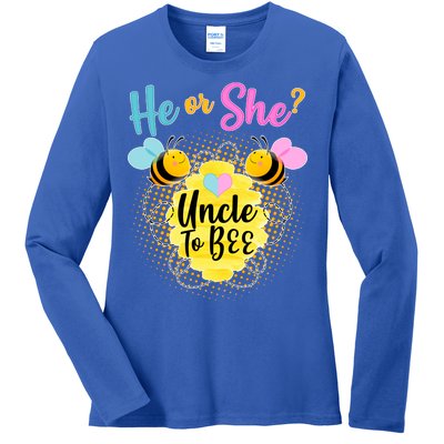 He or She? Uncle to Bee Ladies Long Sleeve Shirt