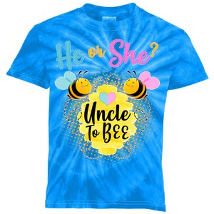 He or She? Uncle to Bee Kids Tie-Dye T-Shirt