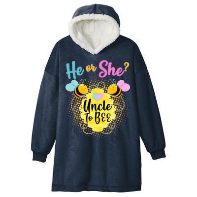 He or She? Uncle to Bee Hooded Wearable Blanket