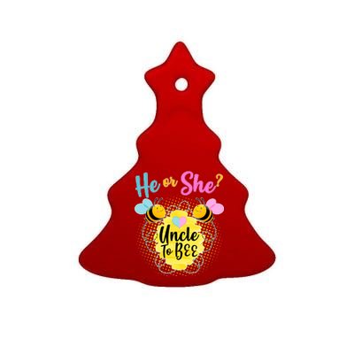 He or She? Uncle to Bee Ceramic Tree Ornament