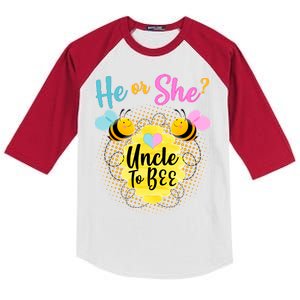 He or She? Uncle to Bee Kids Colorblock Raglan Jersey