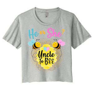 He or She? Uncle to Bee Women's Crop Top Tee