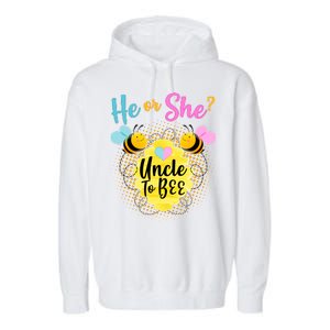 He or She? Uncle to Bee Garment-Dyed Fleece Hoodie