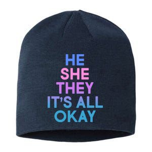 He She They It's All Okay  Sustainable Beanie