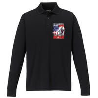 He Who Kneels Before God Can Stan Before Anyone Performance Long Sleeve Polo