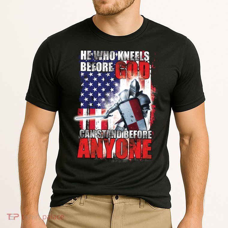 He Who Kneels Before God Can Stan Before Anyone Performance Shirt