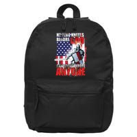 He Who Kneels Before God Can Stan Before Anyone 16 in Basic Backpack