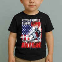 He Who Kneels Before God Can Stan Before Anyone Toddler T-Shirt