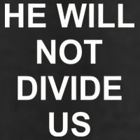 He Will Not Divide US Anti Trump Protest 7 Panel Mesh Trucker Snapback Hat