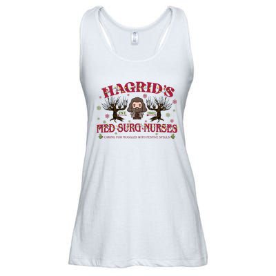 HagridS Est 1962 Med Surg Nurses Funny Christmas Holiday Xmas Wizard Ladies Essential Flowy Tank