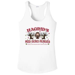 HagridS Est 1962 Med Surg Nurses Funny Christmas Holiday Xmas Wizard Ladies PosiCharge Competitor Racerback Tank