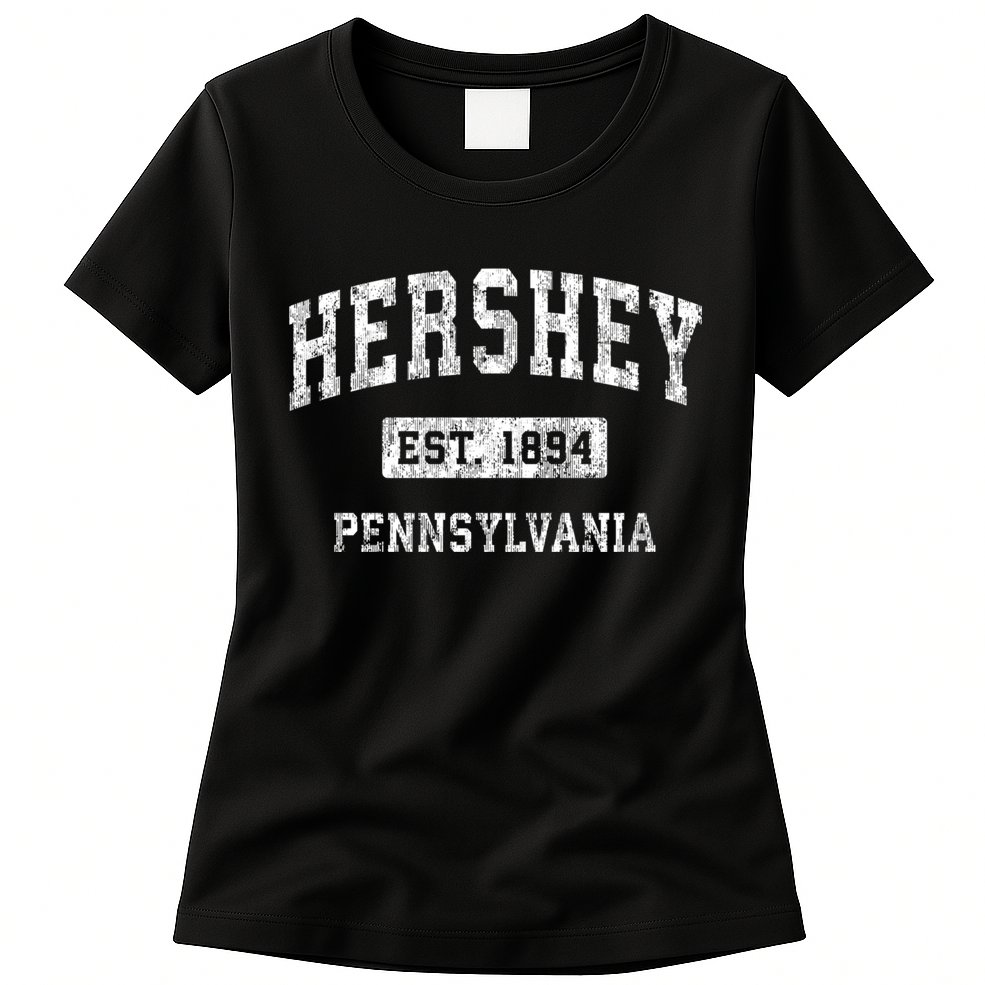 Hershey Est 1894 Pennsylvania Pa Vintage Established Sports Design Womens T-Shirt