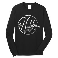 Hubby Established 1989 Wedding Anniversary Celebration Long Sleeve Shirt