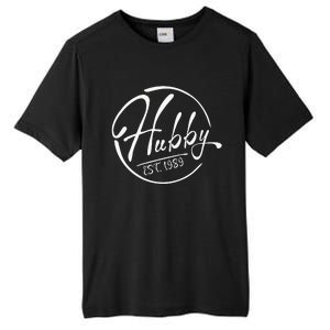 Hubby Established 1989 Wedding Anniversary Celebration Tall Fusion ChromaSoft Performance T-Shirt