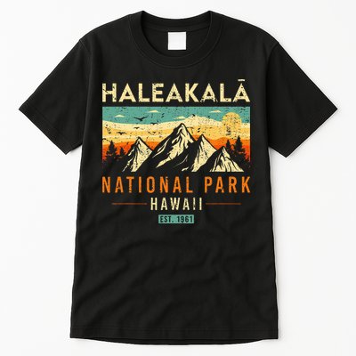 Haleakala Est 1961 Hawaii Vintage Retro National Park Tall T-Shirt