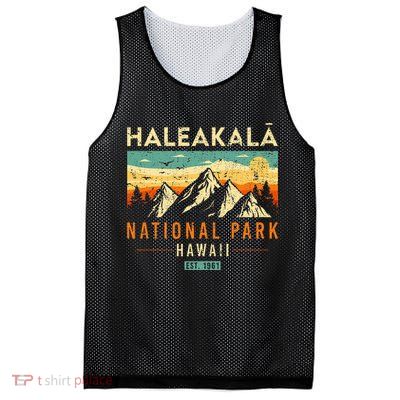 Haleakala Est 1961 Hawaii Vintage Retro National Park Mesh Reversible Basketball Jersey Tank
