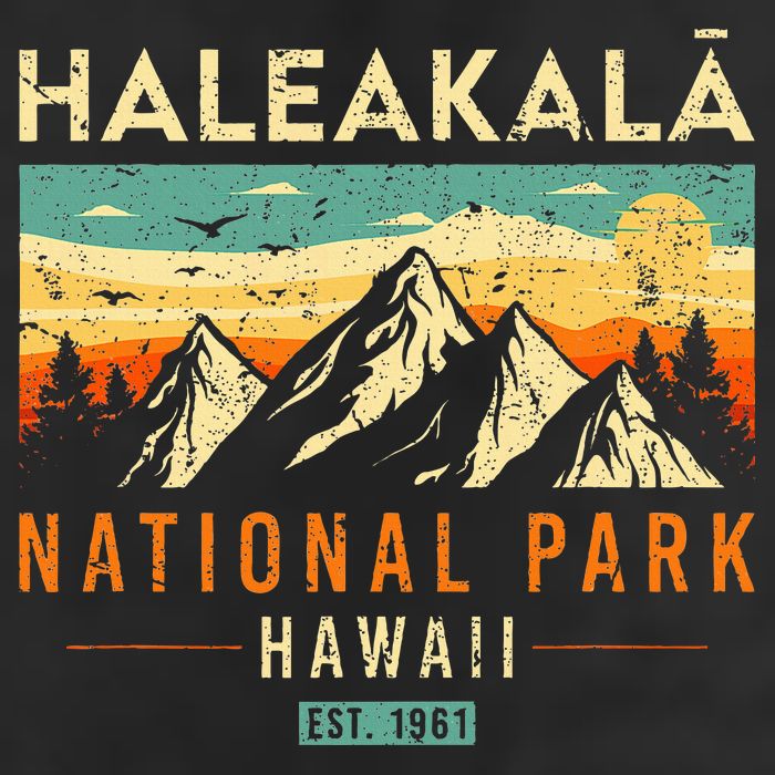 Haleakala Est 1961 Hawaii Vintage Retro National Park Hat