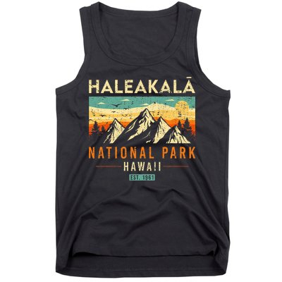 Haleakala Est 1961 Hawaii Vintage Retro National Park Tank Top