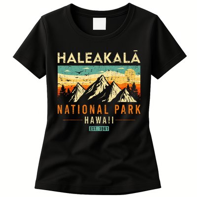 Haleakala Est 1961 Hawaii Vintage Retro National Park Womens T-Shirt