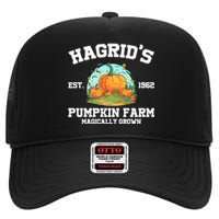 HagridS Est. 1962 Pumpkin Farm Magically Grown Halloween High Crown Mesh Back Trucker Hat