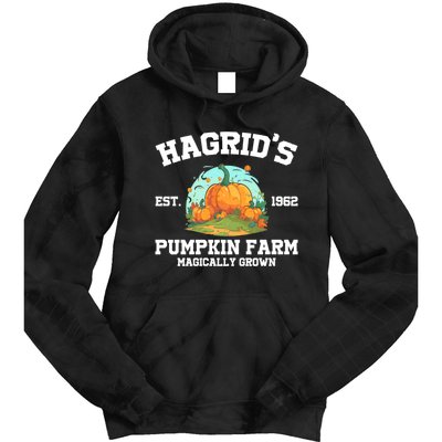 HagridS Est. 1962 Pumpkin Farm Magically Grown Halloween Tie Dye Hoodie