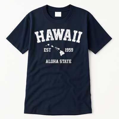 Hawaii Est 1959 Aloha State Vintage Tall T-Shirt