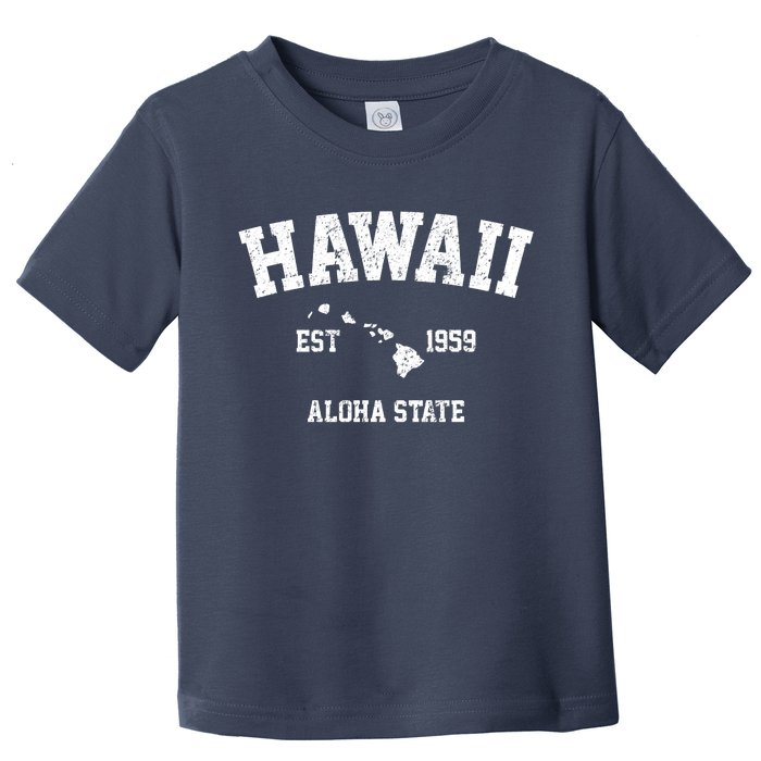 Hawaii Est 1959 Aloha State Vintage Toddler T-Shirt