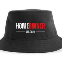 Homeowner Est 2024 Proud Housewarming For New Home Owner Sustainable Bucket Hat