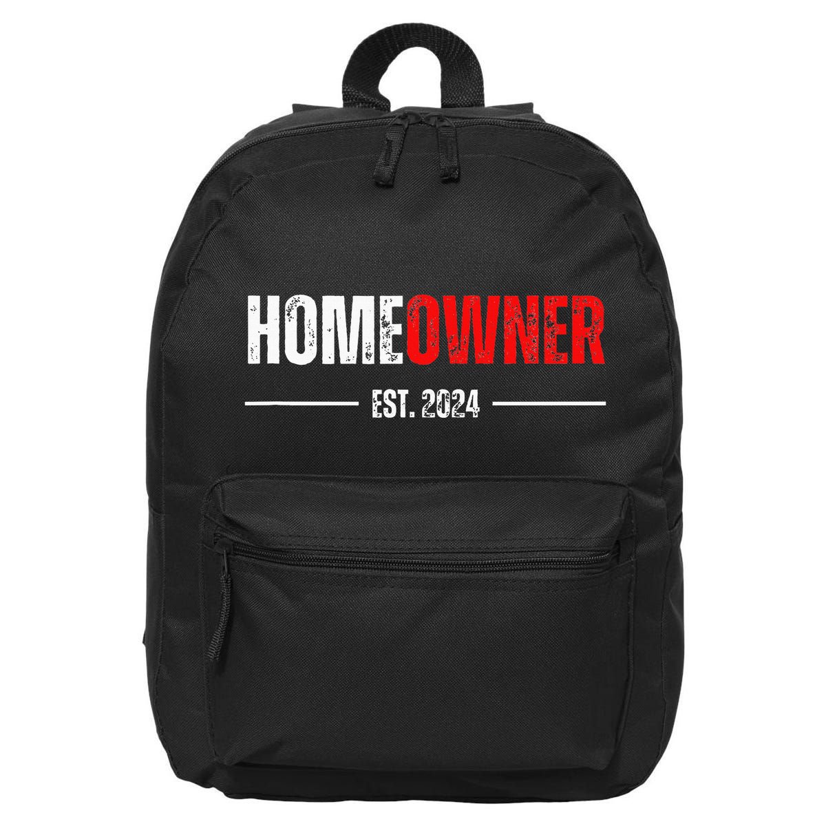 Homeowner Est 2024 Proud Housewarming For New Home Owner 16 in Basic Backpack