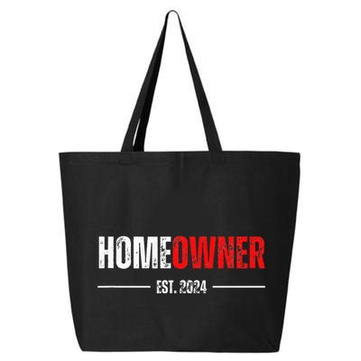 Homeowner Est 2024 Proud Housewarming For New Home Owner 25L Jumbo Tote