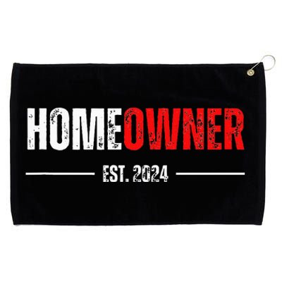 Homeowner Est 2024 Proud Housewarming For New Home Owner Grommeted Golf Towel