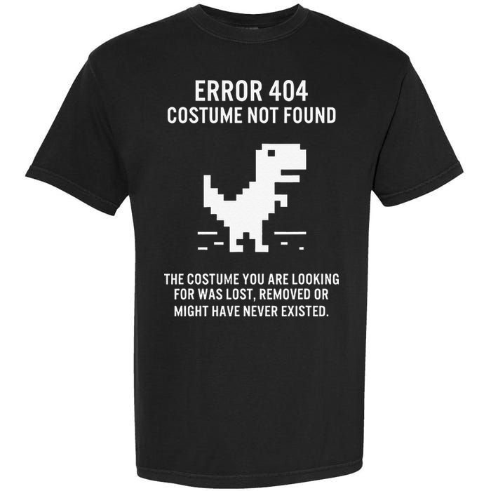 Halloween Error 404 Costume Not Found Coding Programmer Geek Garment-Dyed Heavyweight T-Shirt