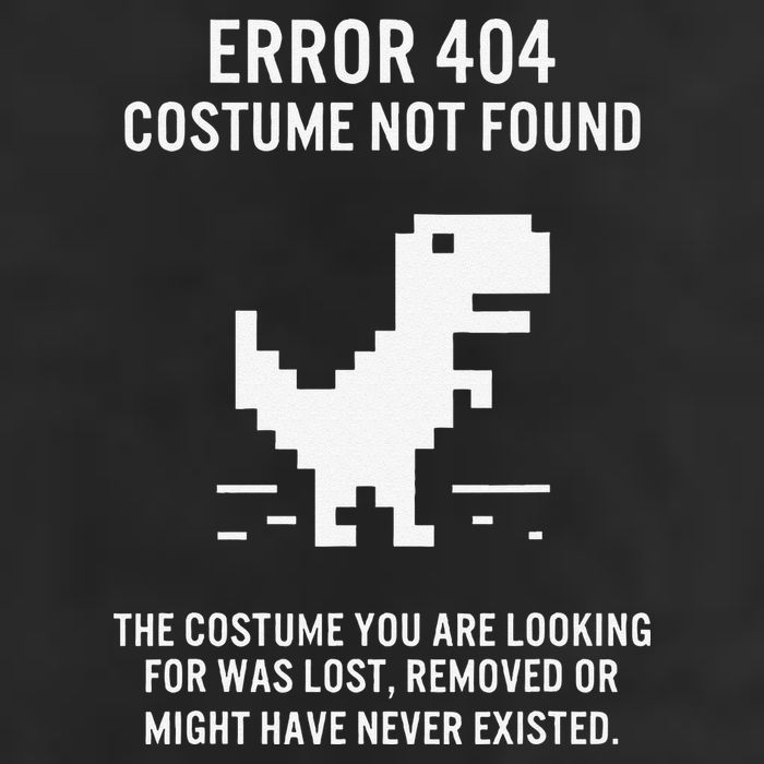 Halloween Error 404 Costume Not Found Coding Programmer Geek Garment-Dyed Heavyweight T-Shirt
