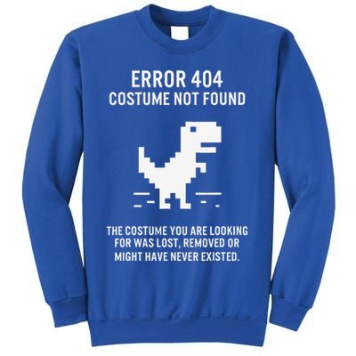 Halloween Error 404 Costume Not Found Coding Programmer Geek Sweatshirt