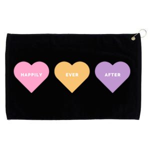 Happily Ever After Hearts Grommeted Golf Towel