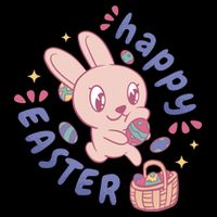 Happy Easter Adorable Bunny Cooling Performance Crew T-Shirt
