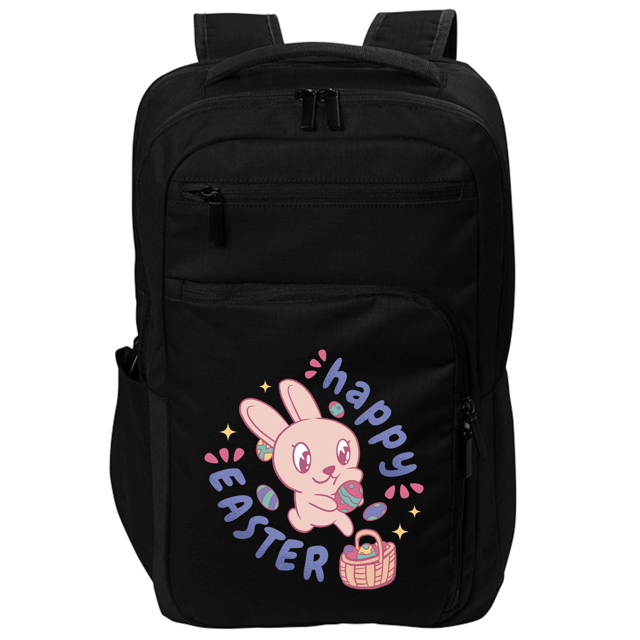 Happy Easter Adorable Bunny Impact Tech Backpack