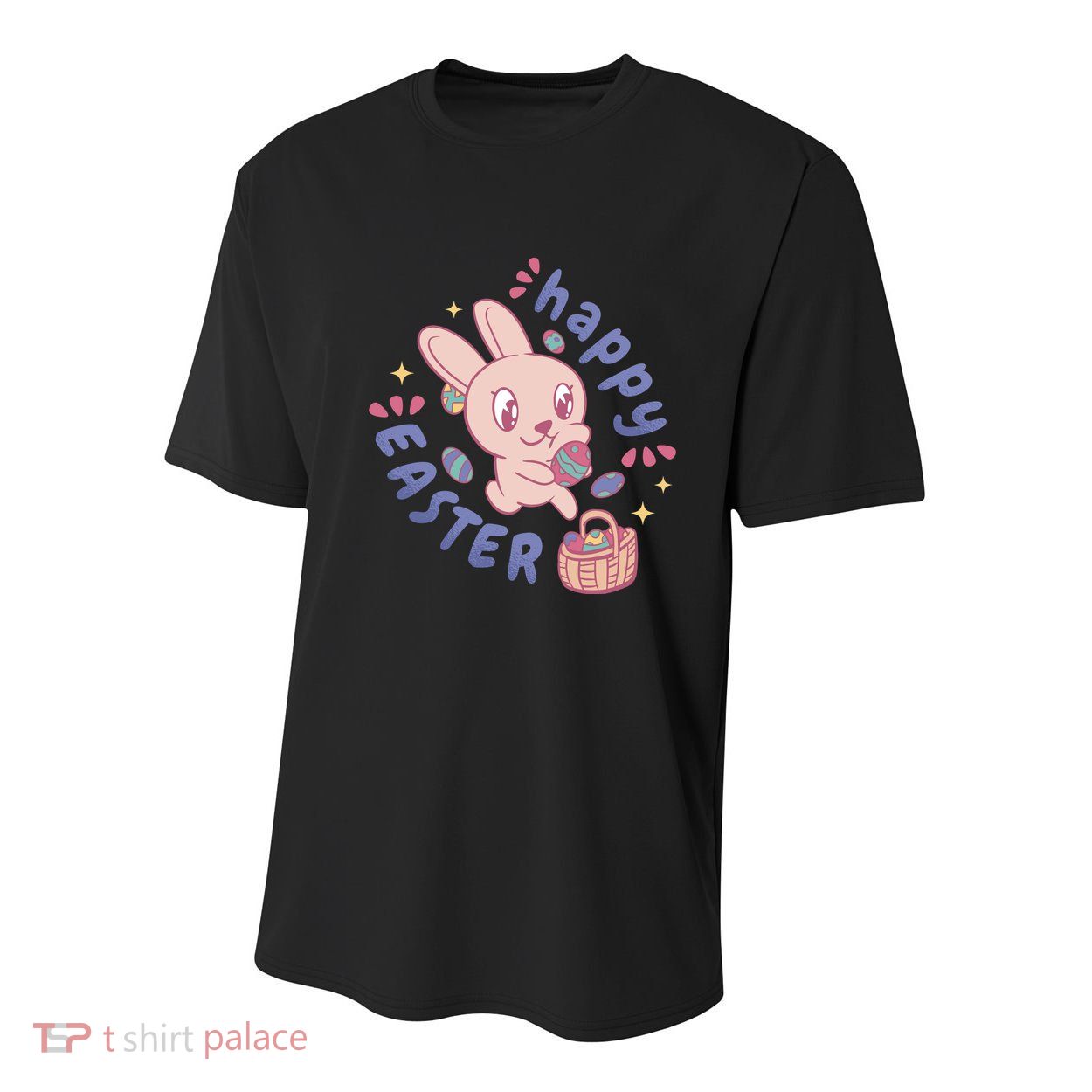 Happy Easter Adorable Bunny Youth Performance Sprint T-Shirt