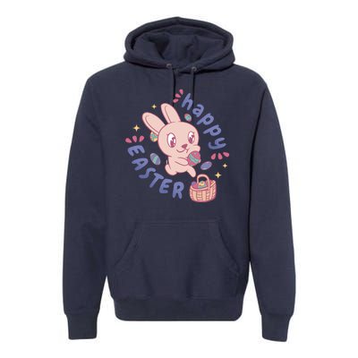 Happy Easter Adorable Bunny Premium Hoodie