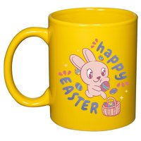 Happy Easter Adorable Bunny 11oz C Handle Ceramic Mug