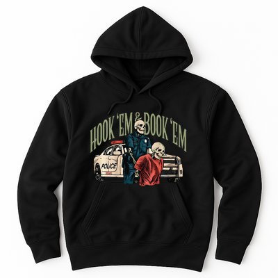 Hook Em And Book Em Gift Hoodie