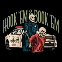 Hook Em And Book Em Gift Youth Performance Sprint T-Shirt