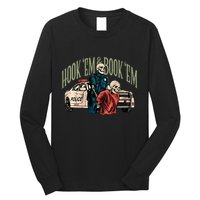Hook Em And Book Em Long Sleeve Shirt