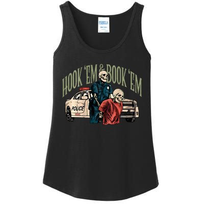 Hook Em And Book Em Ladies Essential Tank