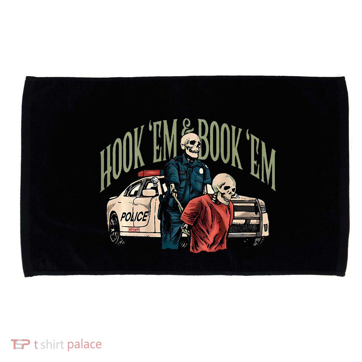 Hook Em And Book Em Microfiber Hand Towel
