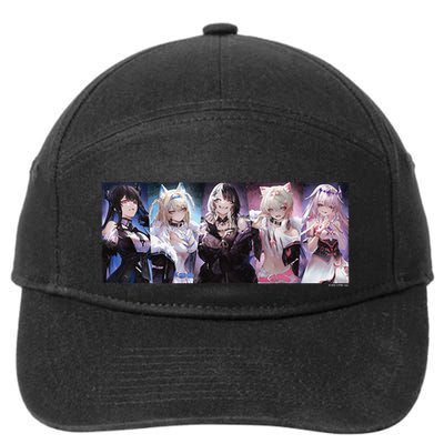Hololive English Advent Halloween 2024 7-Panel Snapback Hat