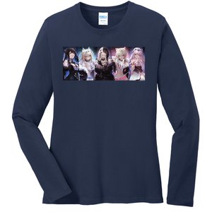 Hololive English Advent Halloween 2024 Ladies Long Sleeve Shirt