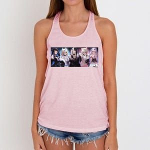 Hololive English Advent Halloween 2024 Women's Knotted Racerback Tank