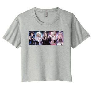 Hololive English Advent Halloween 2024 Women's Crop Top Tee