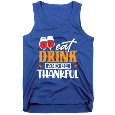 Holiday Eat And Be Thankful Gift Tank Top